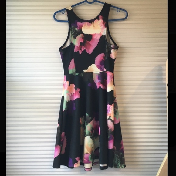 NWT AQUA Floral Dress - Picture 2 of 5